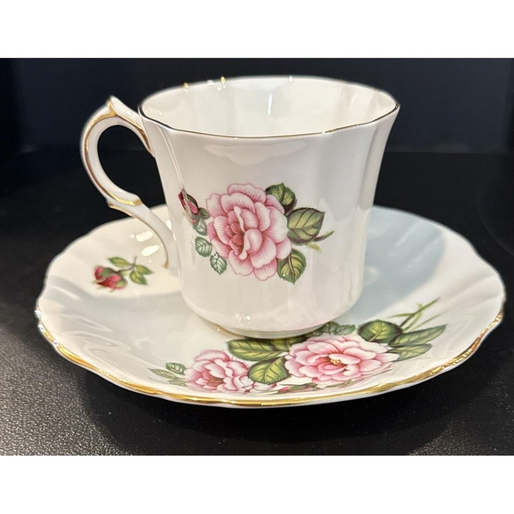 Hammersley‎ Royal Avon Tea Cup Saucer Flowers Of Shakespeare Provincial Rose